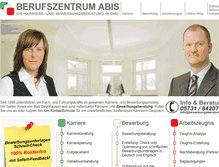 Tablet Screenshot of bewerbungsberatung.de